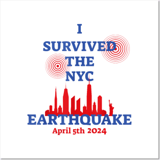I Survived The Nyc Earthquake April 5 2024, I Survived the New York City Earthquake Posters and Art